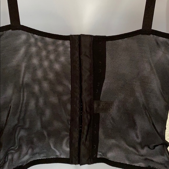 Made in Italy 🇮🇹 Black and Red Lace Bustier - Picture 5 of 8